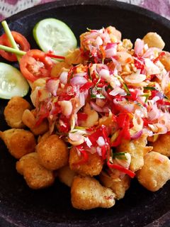 Foto resep Tahu crispy sambal matah
