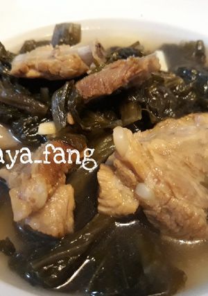 Foto resep Baikut Sayur Asin NON HALAL