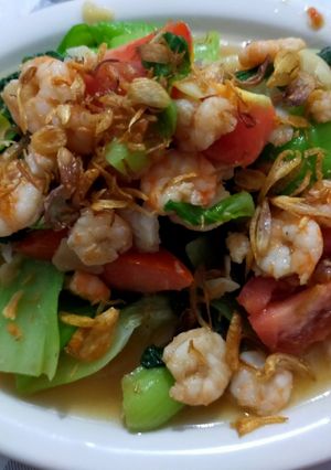 Foto resep Tumis Udang Pakcoy