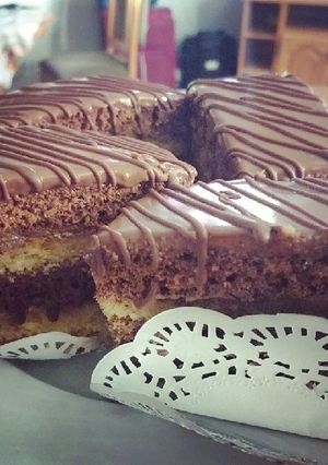 صورة لوصفة طرونش باتسري 🍰 بموس الشوكولاتة 🍫🍫 وذوق خرافي 💗💗