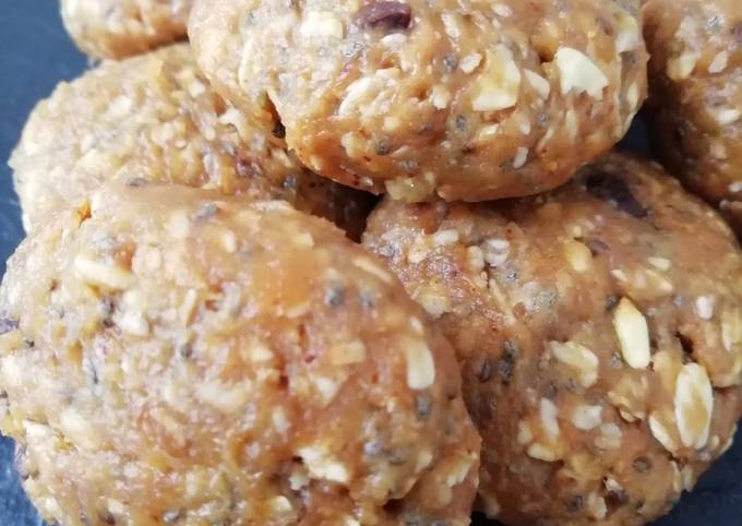 Energy balls vegan, gluten free et sans cuisson