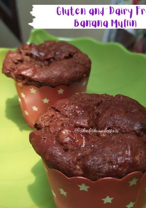 Foto resep Gluten and Dairy Free Banana Muffin