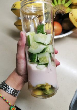 A picture of Green Smoothie Tuesday.