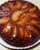 Torta invertida de manzana con caramelo