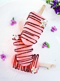 Una foto de Helado saludable de sandía