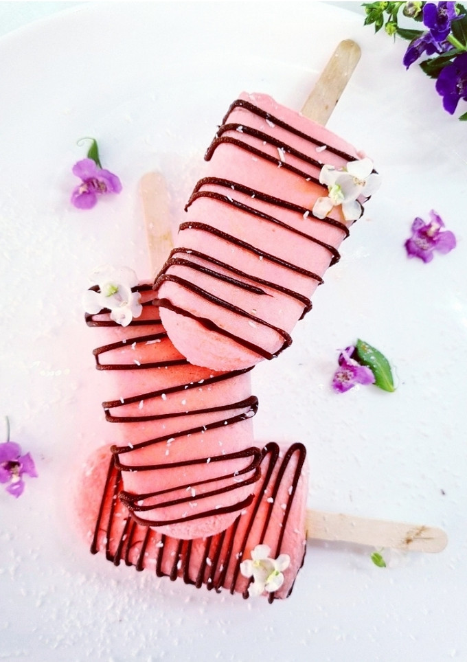 Una foto de Helado saludable de sandía