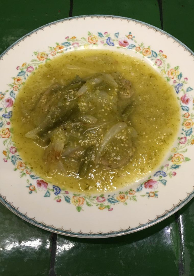 Una foto de Medallones de filete en chile cuaresmeño
