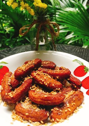 Hình của món Chuối Sấy Dẻo.