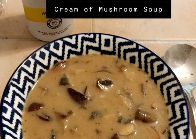 Recipe of Perfect Cream of Mushroom Soup