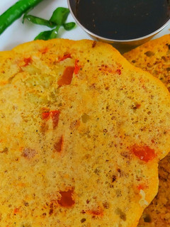 A picture of Fluffy Moong Dal Cheela.