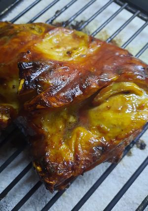 Una foto de Lechón a la mostaza (al horno)