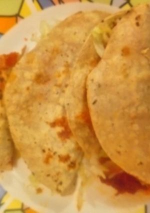 Una foto de Quesadillas de chicharrón prensado