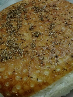 عکسی از دستور ته دیگ نان لواش کنجدی