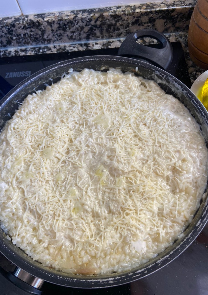 Una foto de Arroz al cava