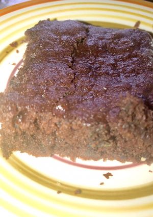 Una foto de Brownie bajo en calorías