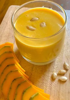 Hình của món Cách làm sữa bí đỏ.