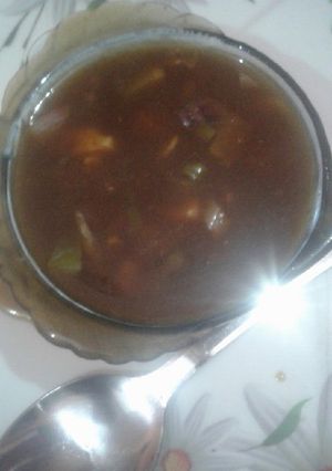 हॉट एंड सॉर सूप (Hot and sour soup recipe in hindi) रेसिपी मुख्य फोटो