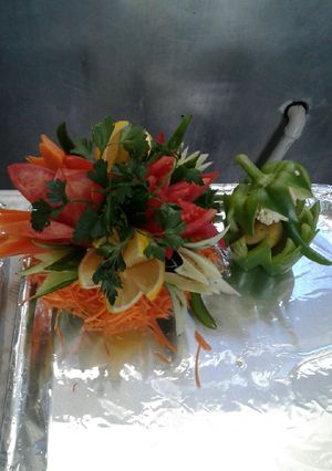 عکسی از دستور تزئین سینی