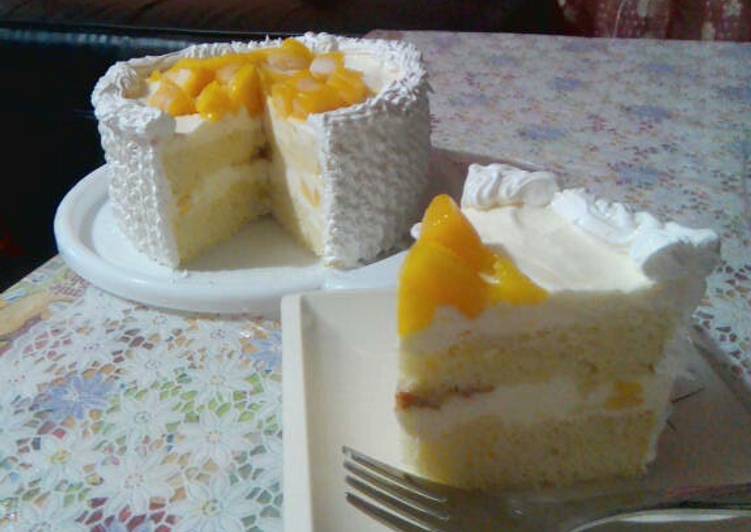 Simple Way to Prepare Award-winning Mango Cake using Pancake Mix