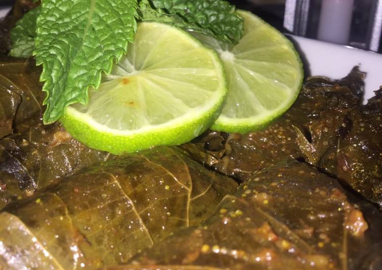 ورق عنب مولع 🔥😍