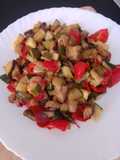 Verduras braseadas