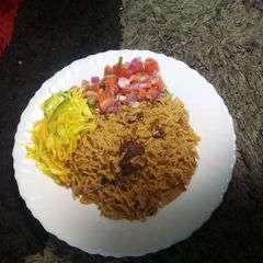 A picture of Beef pilau.