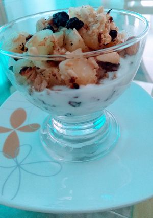 Una foto de Crumble de Manzana y Avena