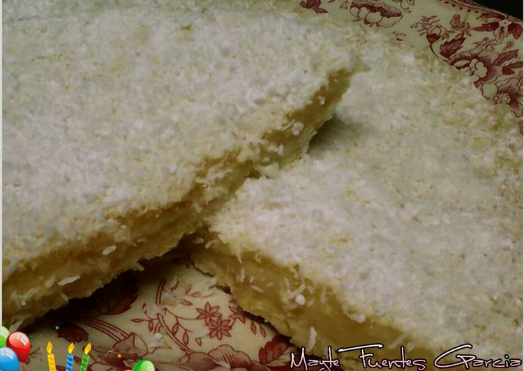 Tarta de limón en microondas