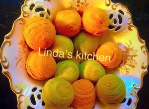 Hình của món Bánh trung thu ngàn lớp kiểu Triều Châu (Teochew Spiral Yam Moon Cake).