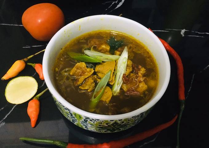 Bagaimana Membuat Soto Daging Kuning, Sempurna