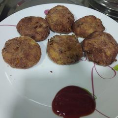 A picture of Corn cheese pattice.