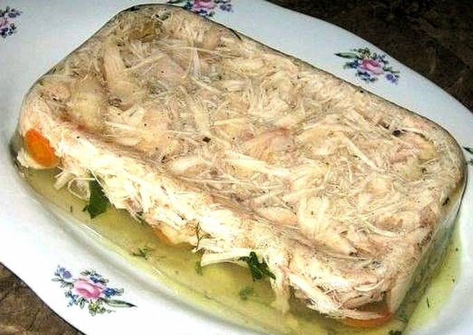 Диетический холодец - рецепт для новогоднего стола