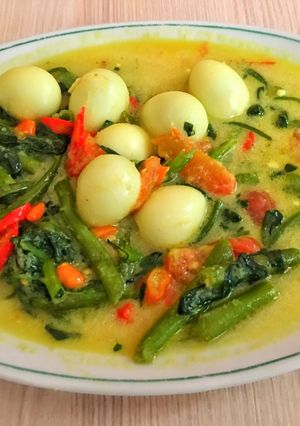 Foto resep Kangkung masak santan lezaaatt ☺️