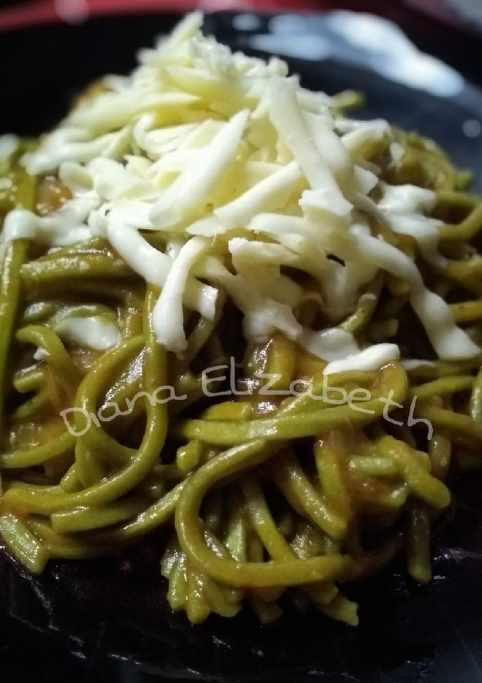 Una foto de Guiso de fideos frescos de espinaca.📣👩🏼‍🍳😃