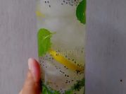 Gambar minuman sprite daun mint