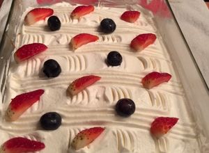Una foto de Tres leches con licor