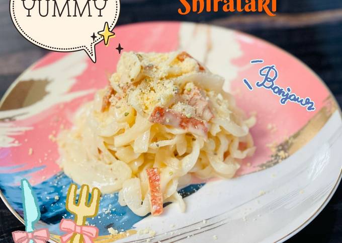 Cheesy Fettucini Shirataki ala Mama Asi / yLoVeA