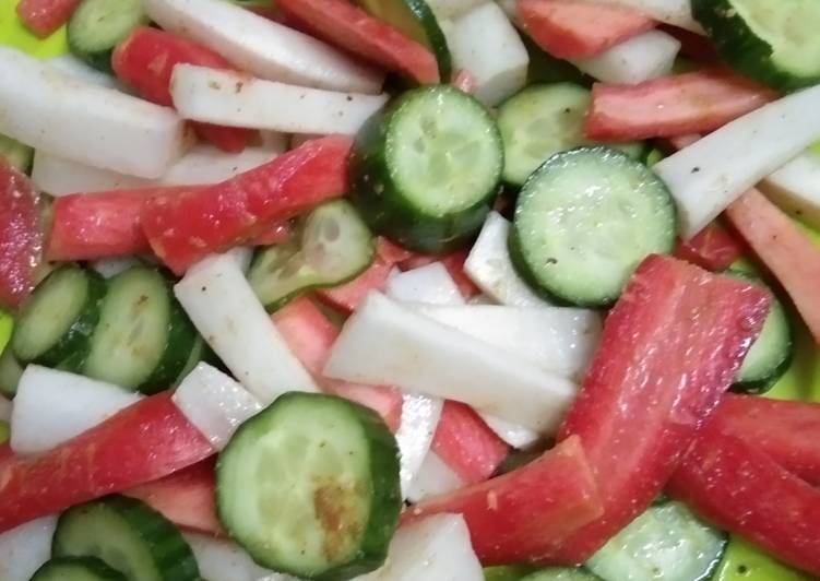 Simple Way to Prepare Super Quick Homemade Green Salad