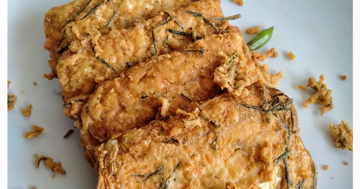 Tempe Goreng Daun Jeruk