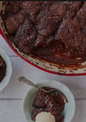 A picture of The Ultimate Chocolate Cobbler.