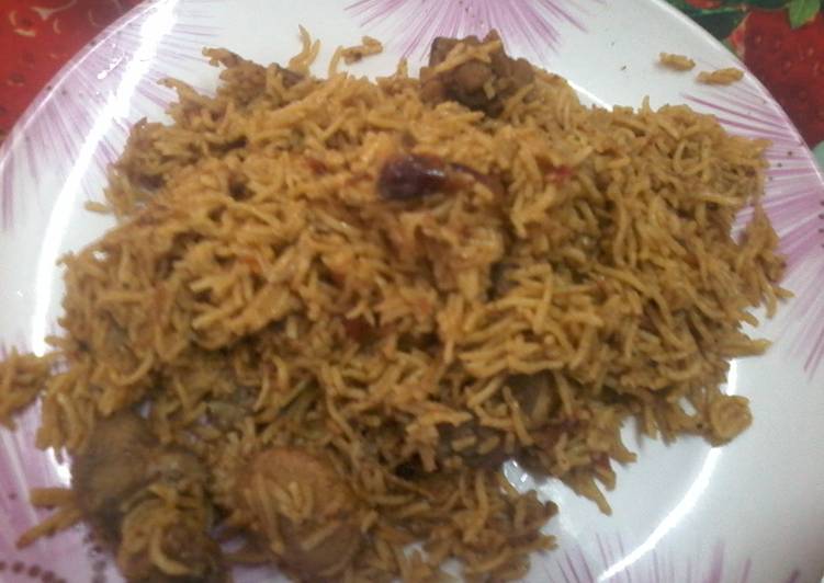 Mint chicken briyani