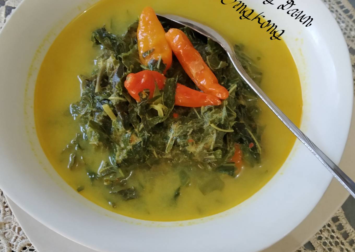 Rendang Daun Singkong