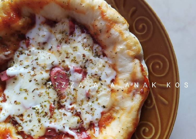 Pizza ala Anak Kos (simple, murah, takaran sendok, no oven)