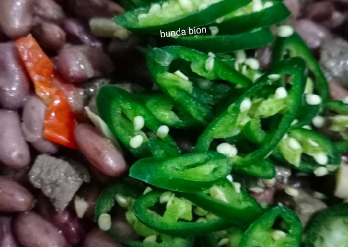Resep Sambel goreng Kacang merah hati sapi, Bikin Ngiler