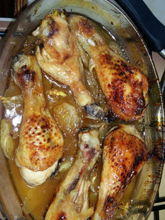 Una foto de Pollo a la miel y ketchup