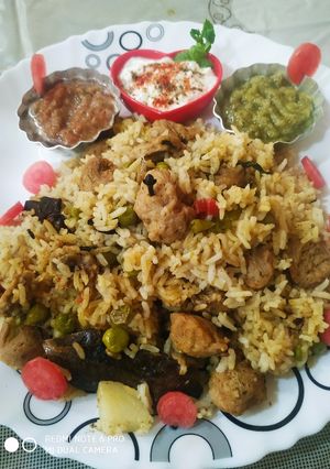 A picture of Veg Soya Pulao.