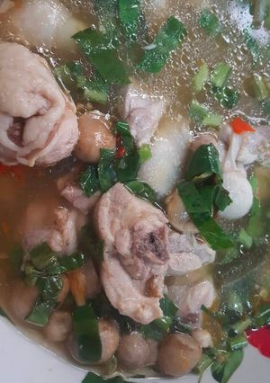 รูปของ ต้มยำไก่+เห็ดฟาง