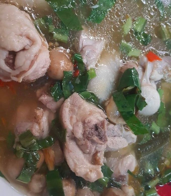 รูปของ ต้มยำไก่+เห็ดฟาง