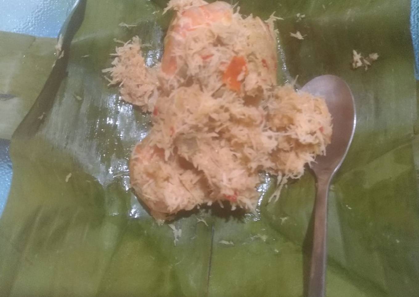 Pepes Udang Kelapa (Pelas) Khas Sunda