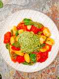 Ñoquis con pesto